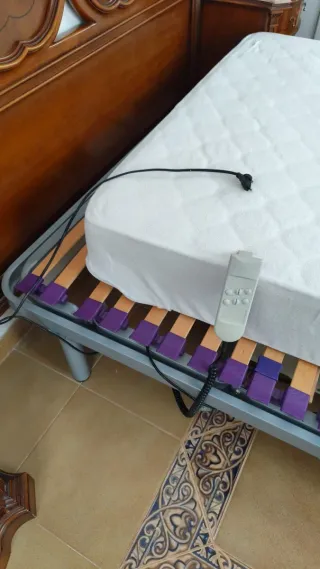 Cama articulada ortopédica con mando