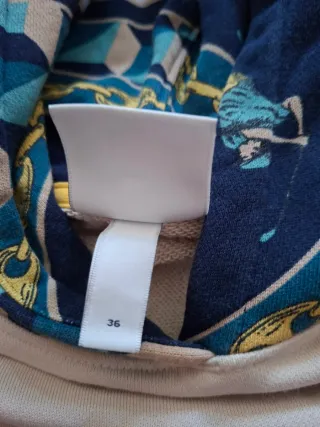 Sudadera Mujer Lacoste Beige Multicolor