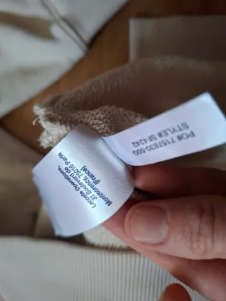 Sudadera Mujer Lacoste Beige Multicolor