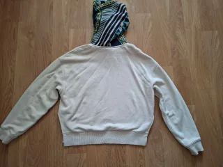 Sudadera Mujer Lacoste Beige Multicolor