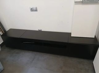 Mueble de salón negro