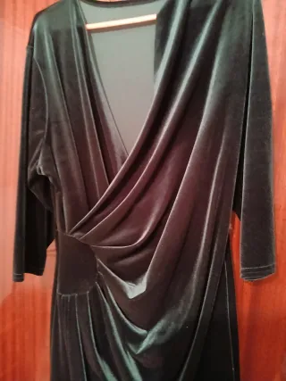 Vestido y americana beige/multicolor