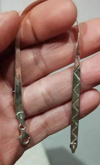 Pulsera Plata Tallada