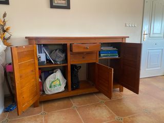 Aparador Colonial Rústico Madera Maciza