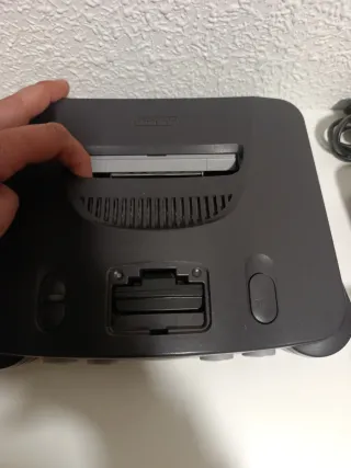 Consola Nintendo 64 Negra + Mario y Zelda