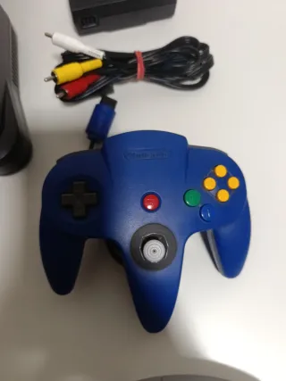 Consola Nintendo 64 Negra + Mario y Zelda