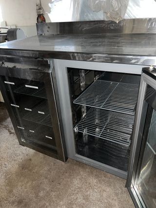 Mesa Refrigerada Bebidas Acero Inoxidable