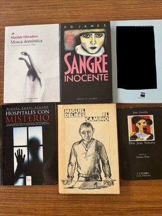Pack 5 libros narrativa misterio y clásicos