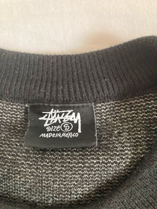 Jersey Stüssy Negro y Blanco