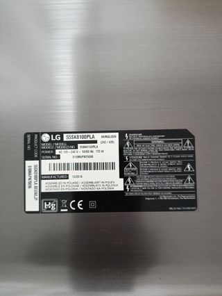 Televisión LG 55 Smart TV