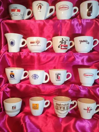 Tazzine caffè pubblicitarie - Set 16 pezzi