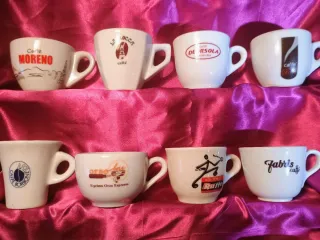 Tazzine caffè pubblicitarie - Set 16 pezzi