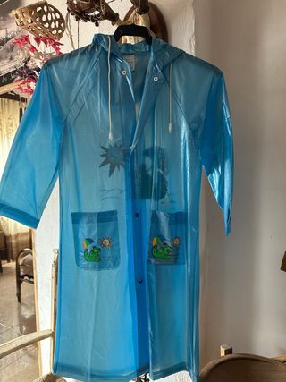 Chubasquero infantil azul