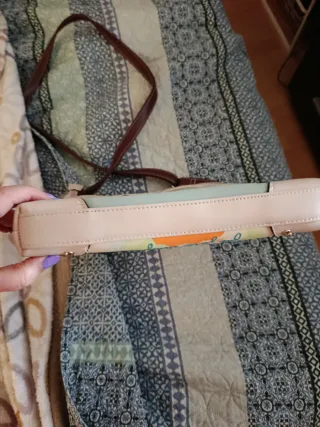 Bolso Frida Kahlo Beige Multicolor