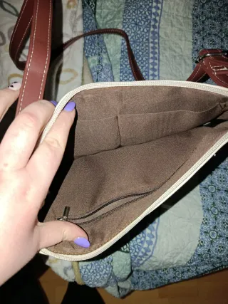 Bolso Frida Kahlo Beige Multicolor