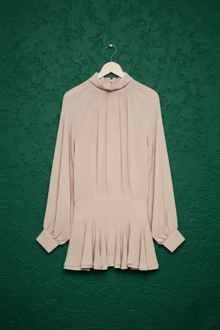 Vestido Zara fluido rosa (nuevo)