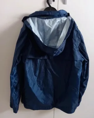 Chubasquero Jollvi unisex azul talla 14 años