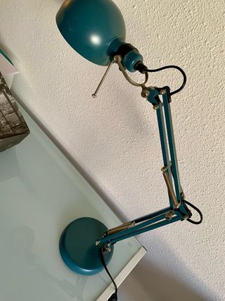 Lámpara de escritorio azul/gris