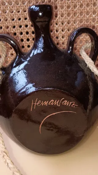 Botijo de barro Cuenca Hermansanz