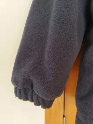 Chaqueta polar reversible azul