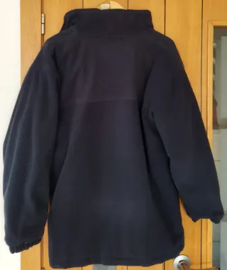 Chaqueta polar reversible azul