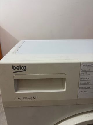 Lavadora Beko 5kg 1000rpm A++