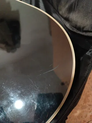 Guitarra Acústica Harley Benton Negra