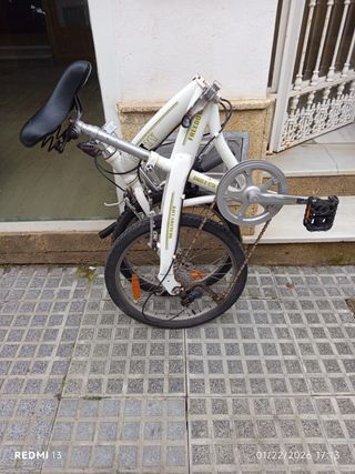 Bicicleta Plegable Gotty Blanca