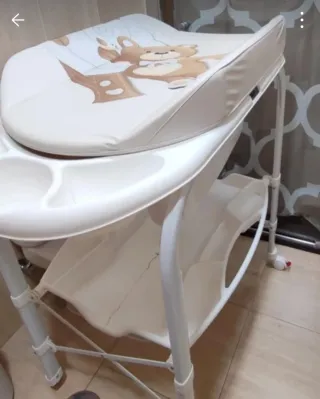 Bañera y cambiador bebé