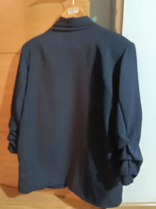 Blazer azul mujer