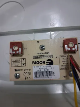 Repuestos de Caldera,Placa base y botonera caldera