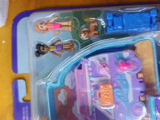 2 Polly Pocket Set Estuche + Perrito