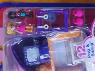 2 Polly Pocket Set Estuche + Perrito