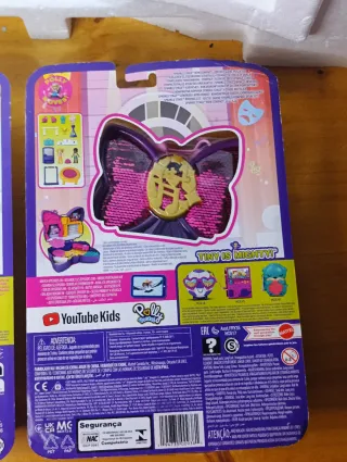 2 Polly Pocket Set Estuche + Perrito