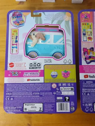 2 Polly Pocket Set Estuche + Perrito