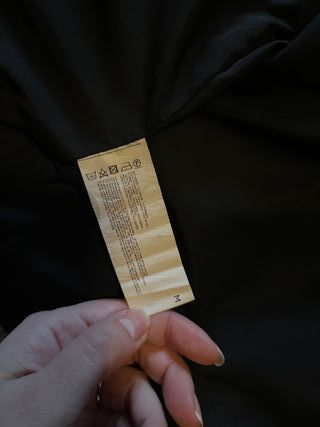 Abrigo negro EASY WEAR talla M