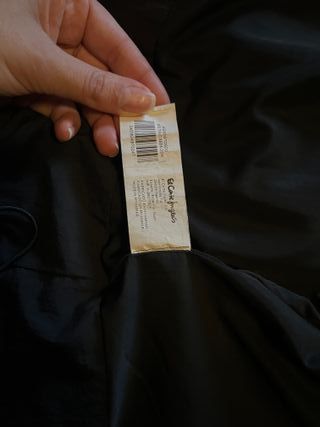 Abrigo negro EASY WEAR talla M