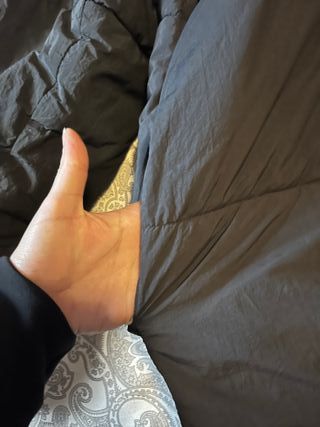 Abrigo negro EASY WEAR talla M