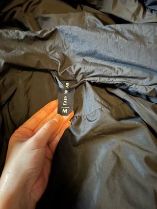 Abrigo negro EASY WEAR talla M