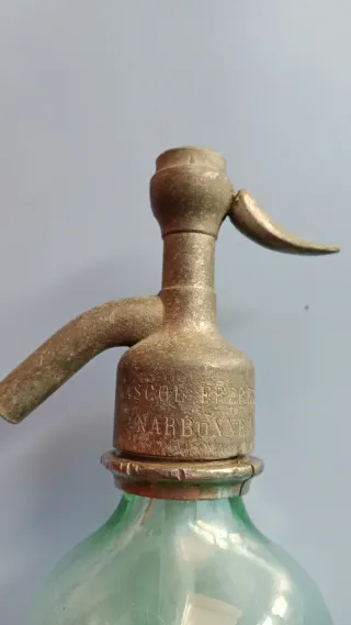 Sifones Franceses de Colección. Turquesa.