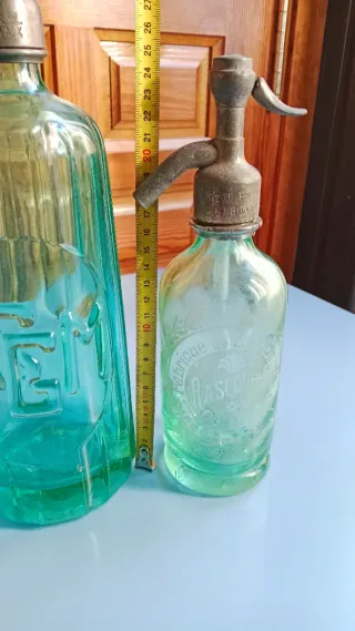 Sifones Franceses de Colección. Turquesa.