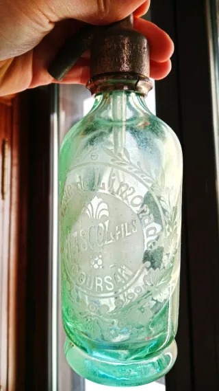 Sifones Franceses de Colección. Turquesa.