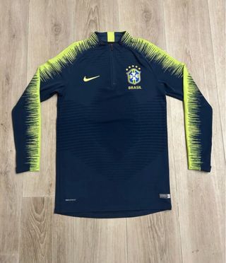 Felpa Nike Brasile Vaporknit Blu/Verde