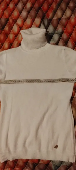 Maglione Dolcevita Bianco