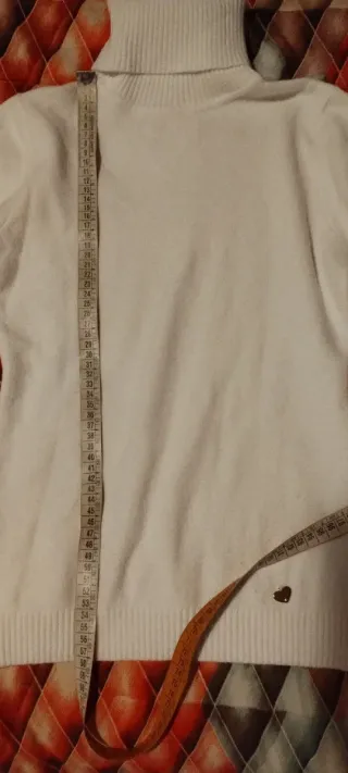 Maglione Dolcevita Bianco