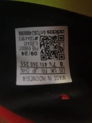 Zapatos de fútbol Adidas Predator Rojos