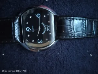 Reloj Jack & Bossi Cuarzo Negro y Plateado