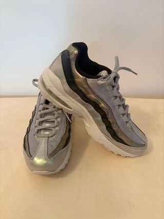 Nike Air Max 95 Donna Argento Tg 38