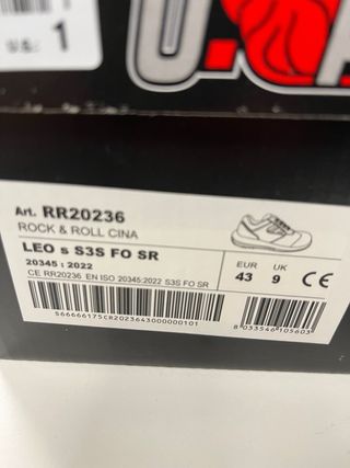 Zapatos de seguridad U-Power nuevos