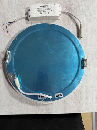2 Focos LED Circular Blanco con Driver